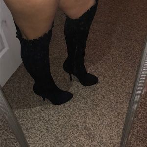 ALDO OVER THE KNEE HEEL BOOTS
